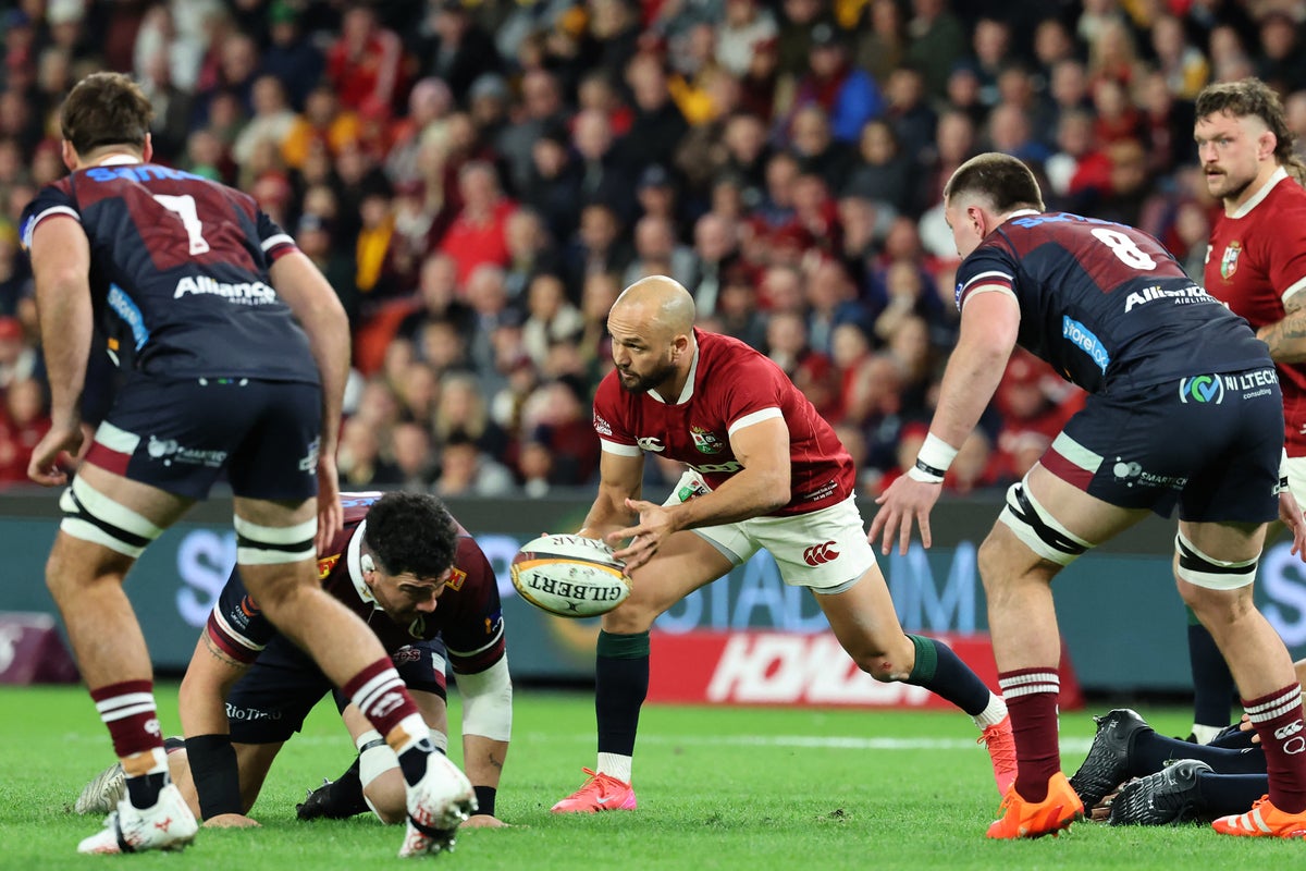 British and Irish Lions vs Queensland Reds live: Latest score and updates as tourists hit back to lead after sloppy start