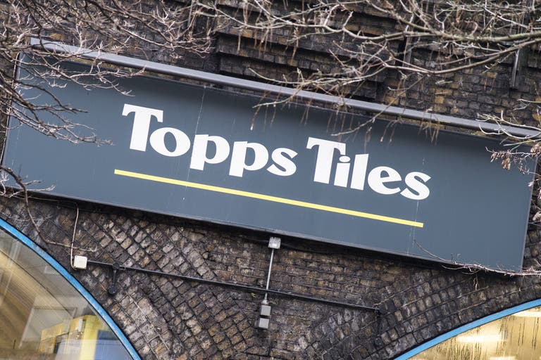 Jumping Refrence Topps Tiles sales jump amid strong trade demand | The Independent