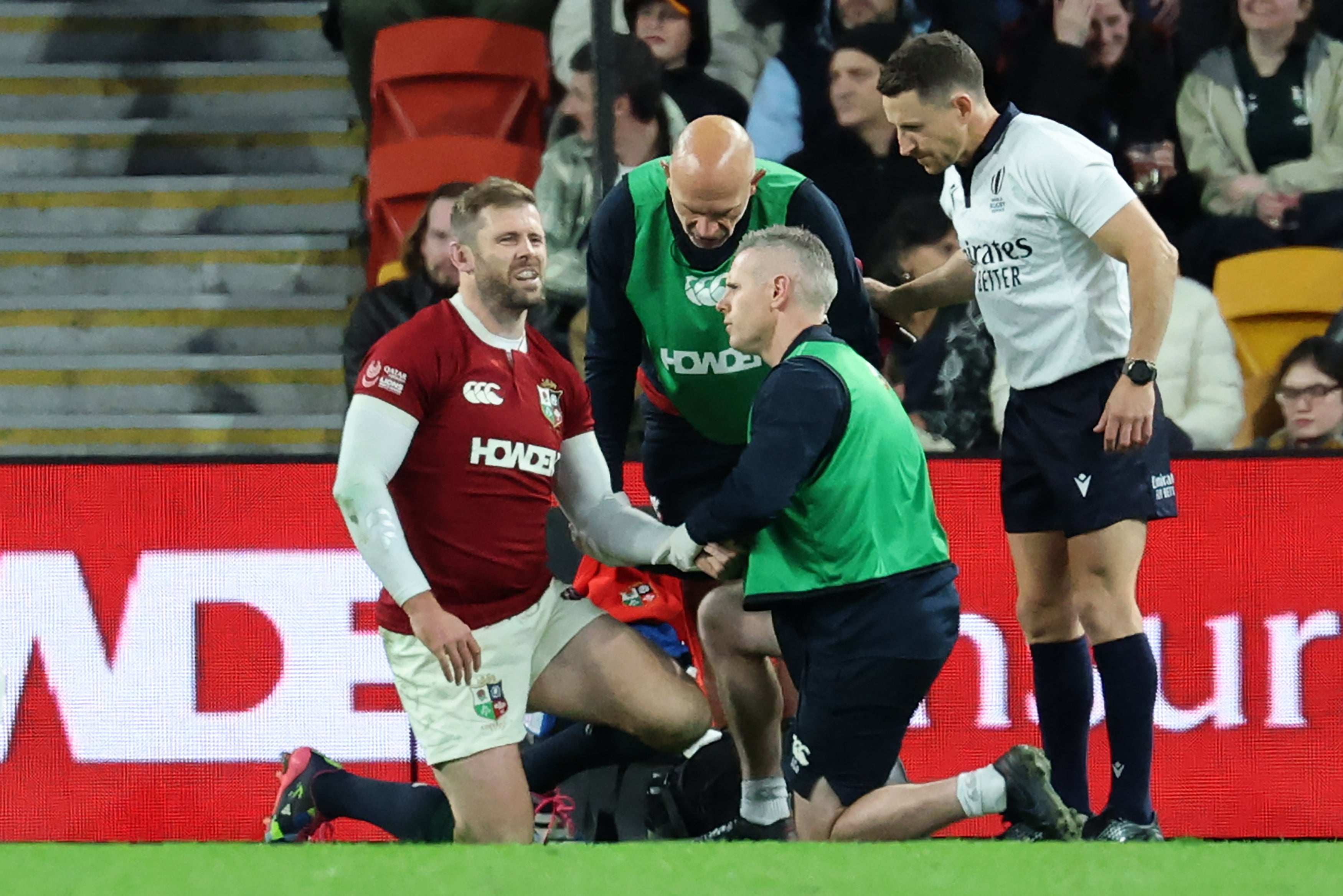 Elliot Daly’s tour is over due to a fractured forearm