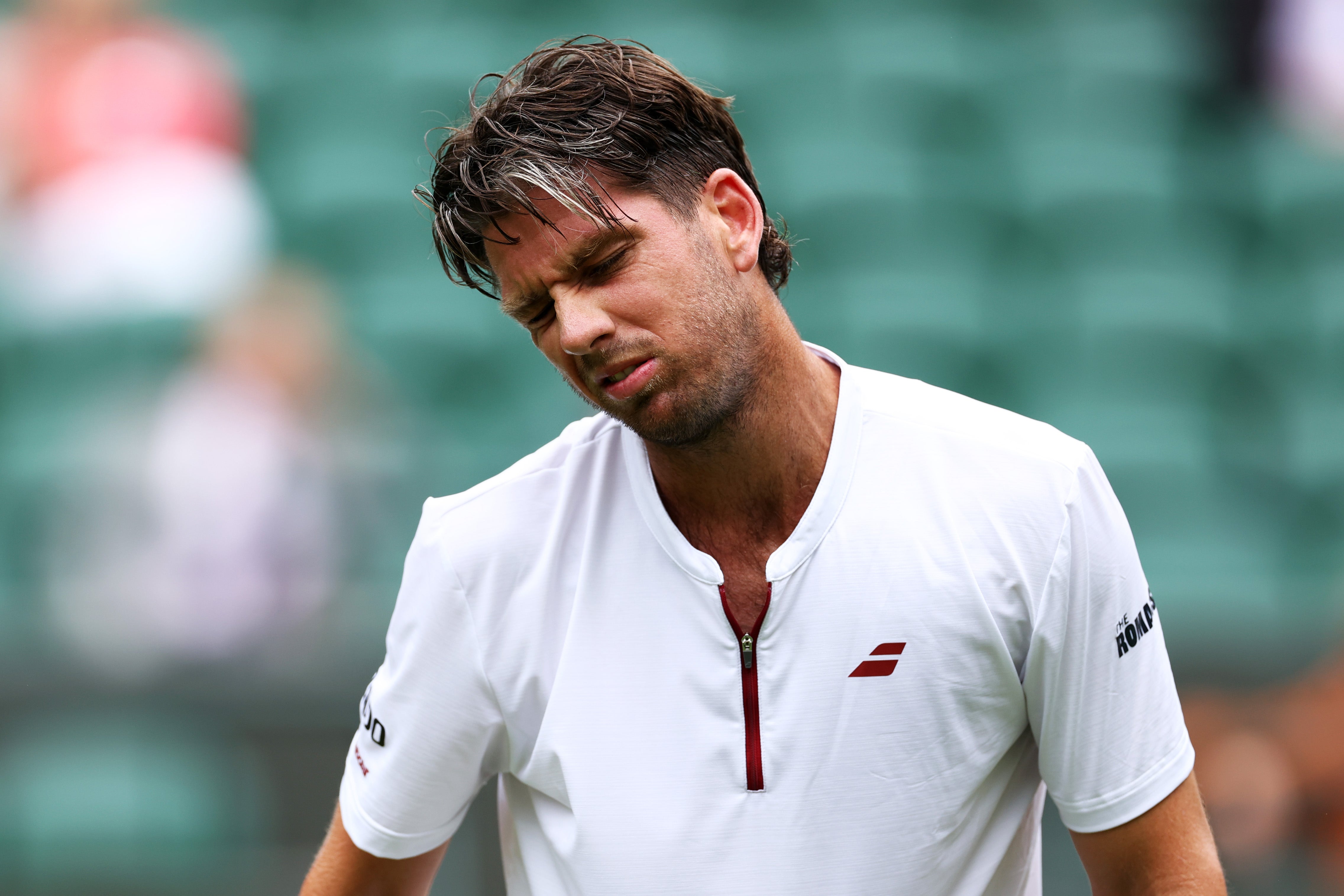 A deflated Cam Norrie
