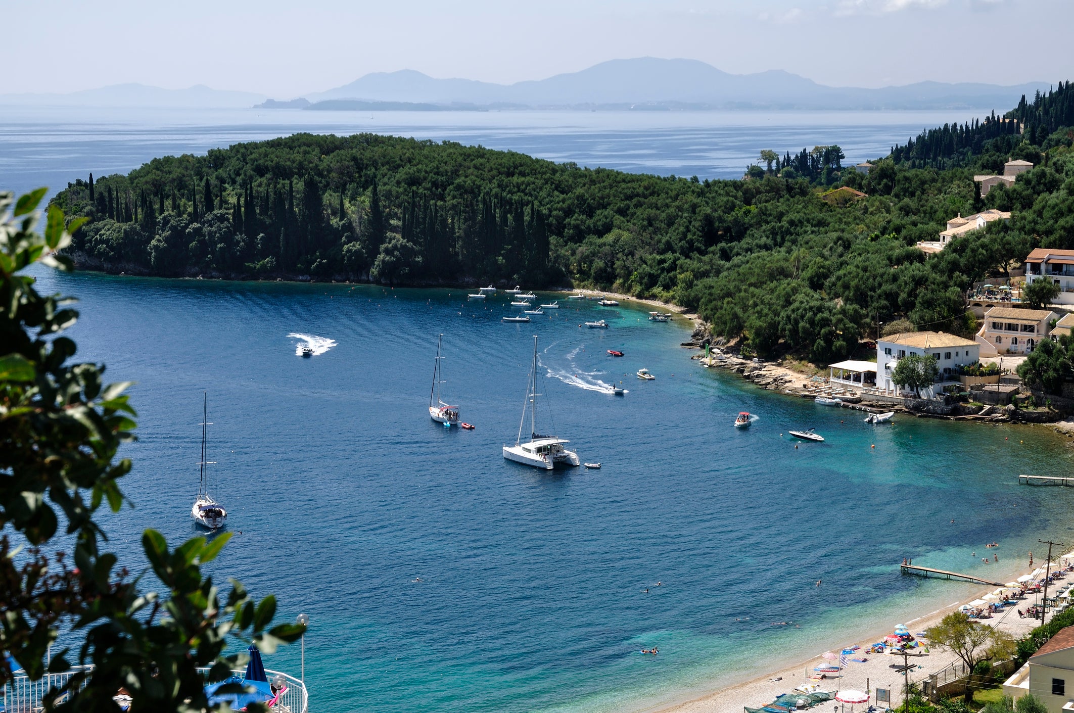 One of Corfu’s prettiest bays, Kalami