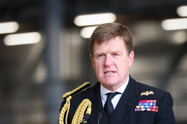 The former head of the Royal Navy, Admiral Ben Key