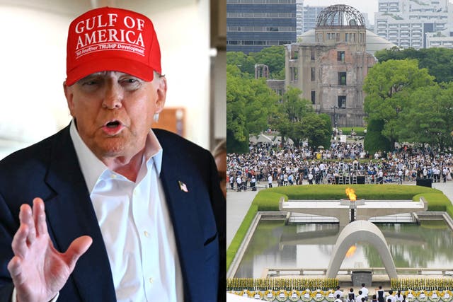 <p>President Donald Trump faced pushback from the mayor of Hiroshima after comparing his Iran strikes to the nuclear blasts of 1945</p>