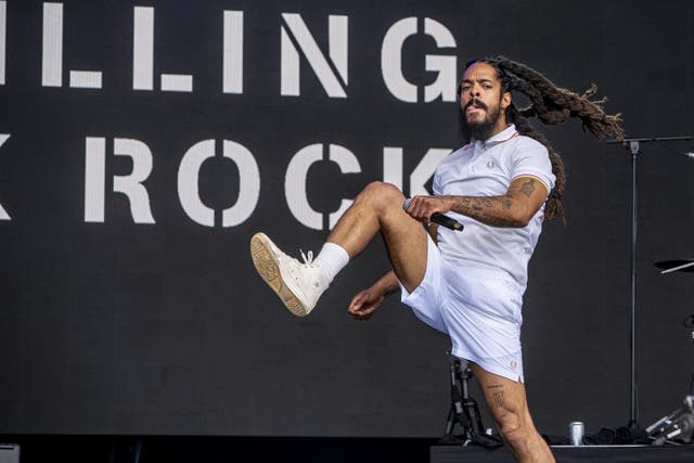 <p>Bob Vylan at Glastonbury</p>