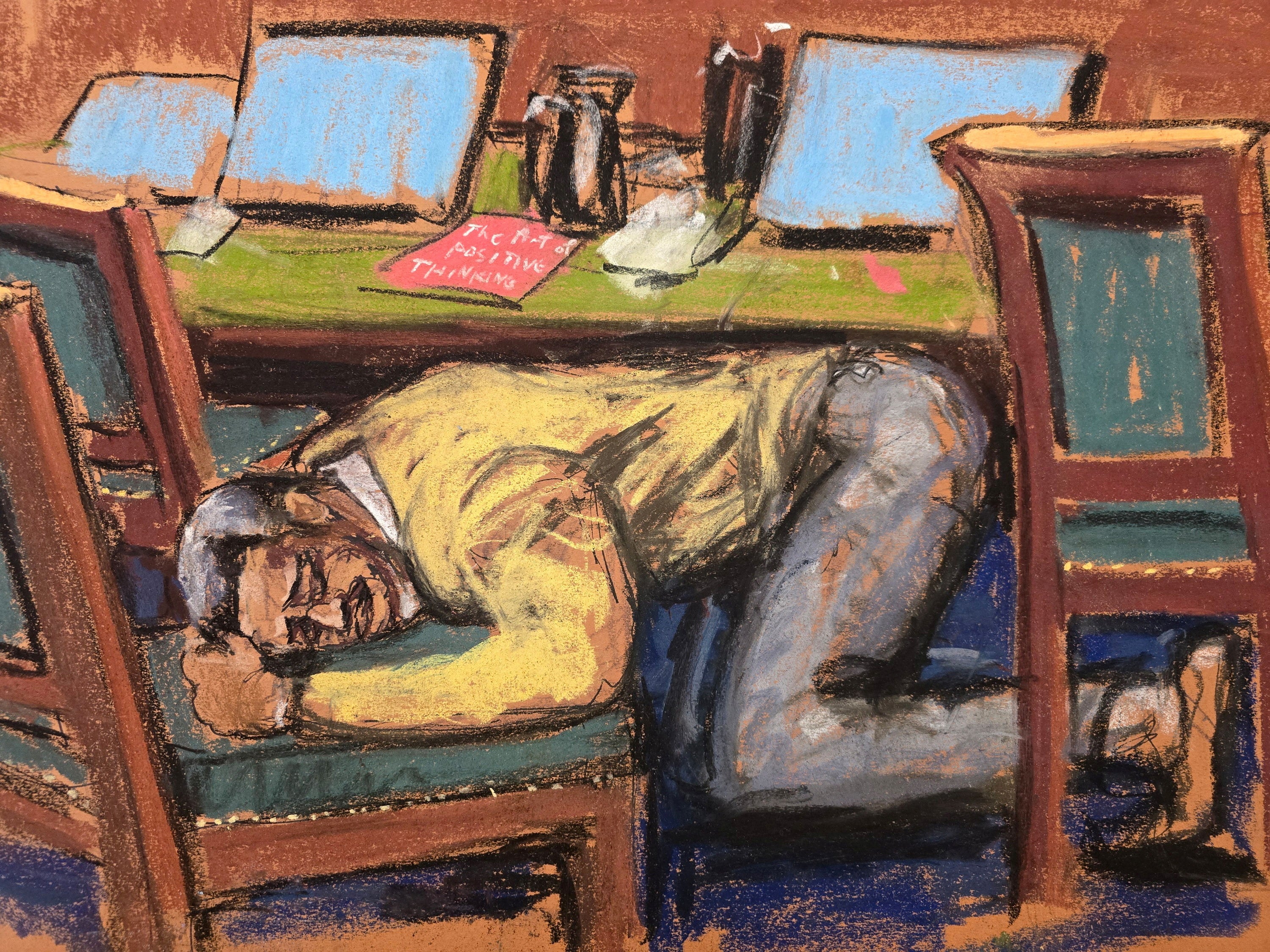 Diddy fell to his knees after the verdict was read