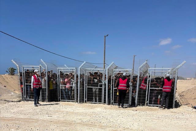 GAZA-AYUDA HUMANITARIA-GUARDIAS ESTADOUNIDENSES