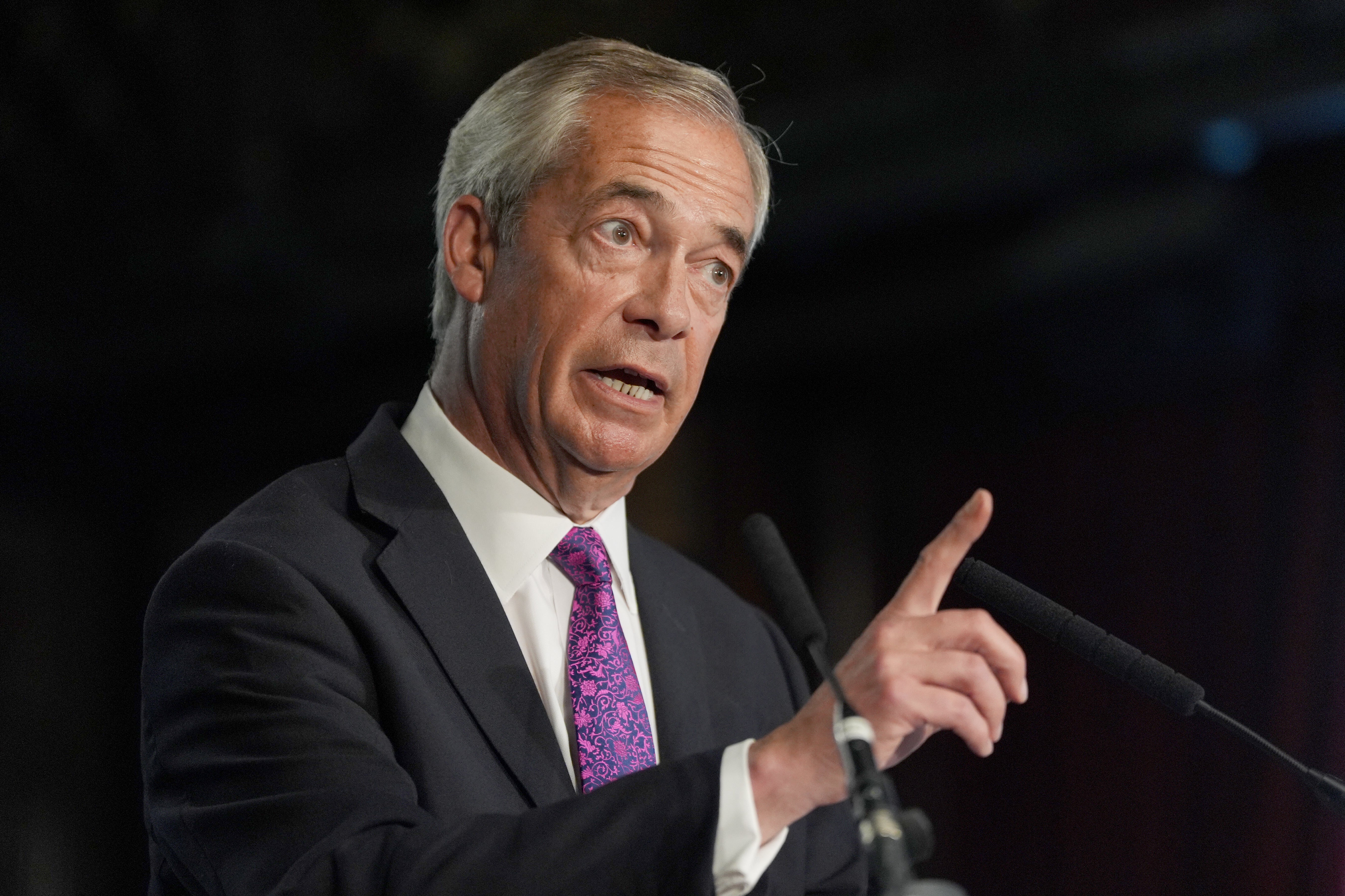 <p>Reform UK leader Nigel Farage </p>