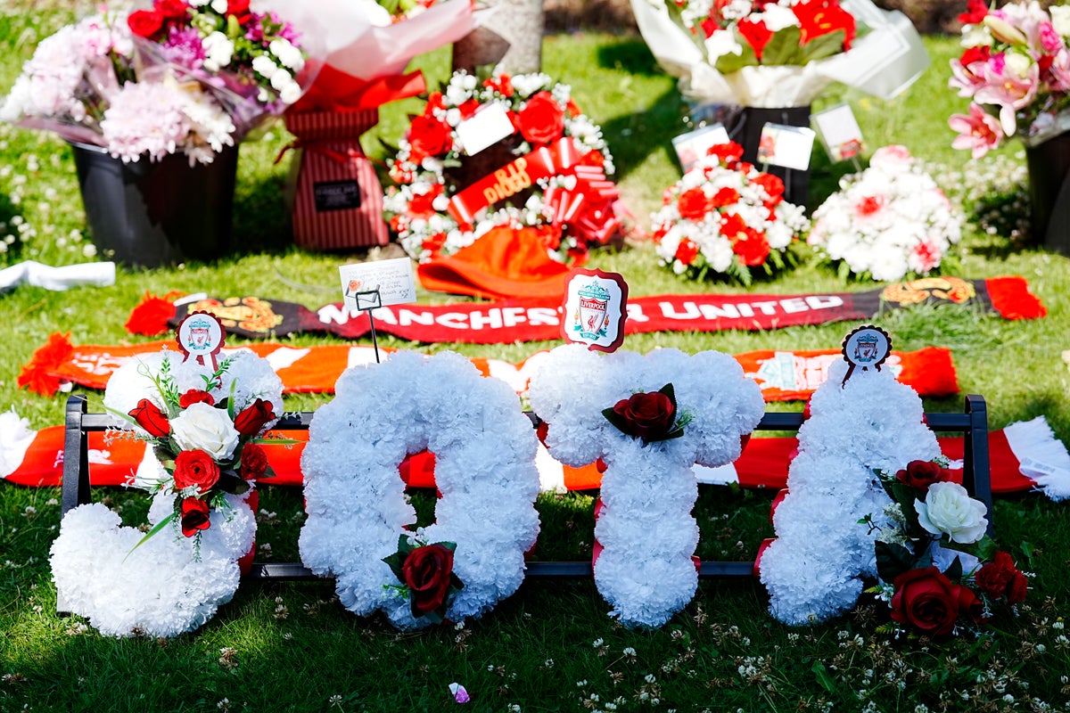 Watch live: Fans gather at Anfield to mourn Diogo Jota after Liverpool footballer’s death Watch live: Fans gather at Anfield to mourn Diogo Jota after Liverpool footballer’s death