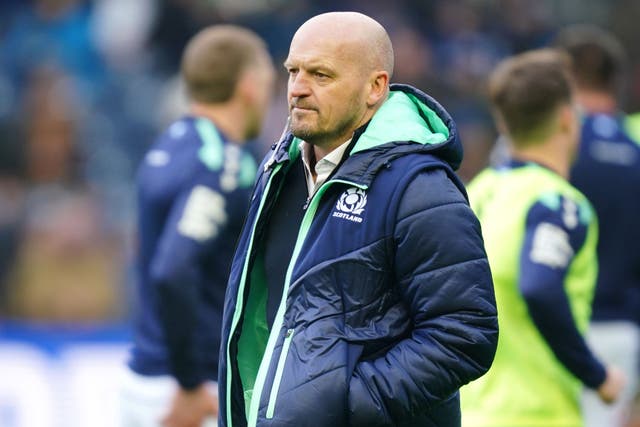 Gregor Townsend’s Scotland contract expires after next year’s Six Nations (Jane Barlow/PA)