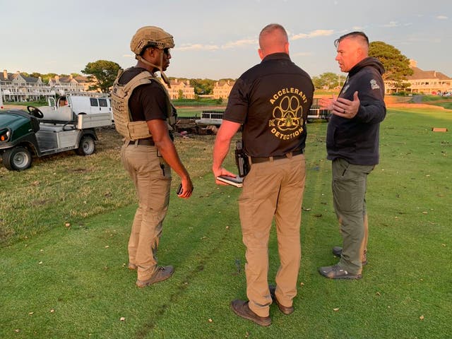 <p>Massachusetts police and fire officials assisted with the Mashpee explosion investigation, which so far appears to have been accidental.</p>