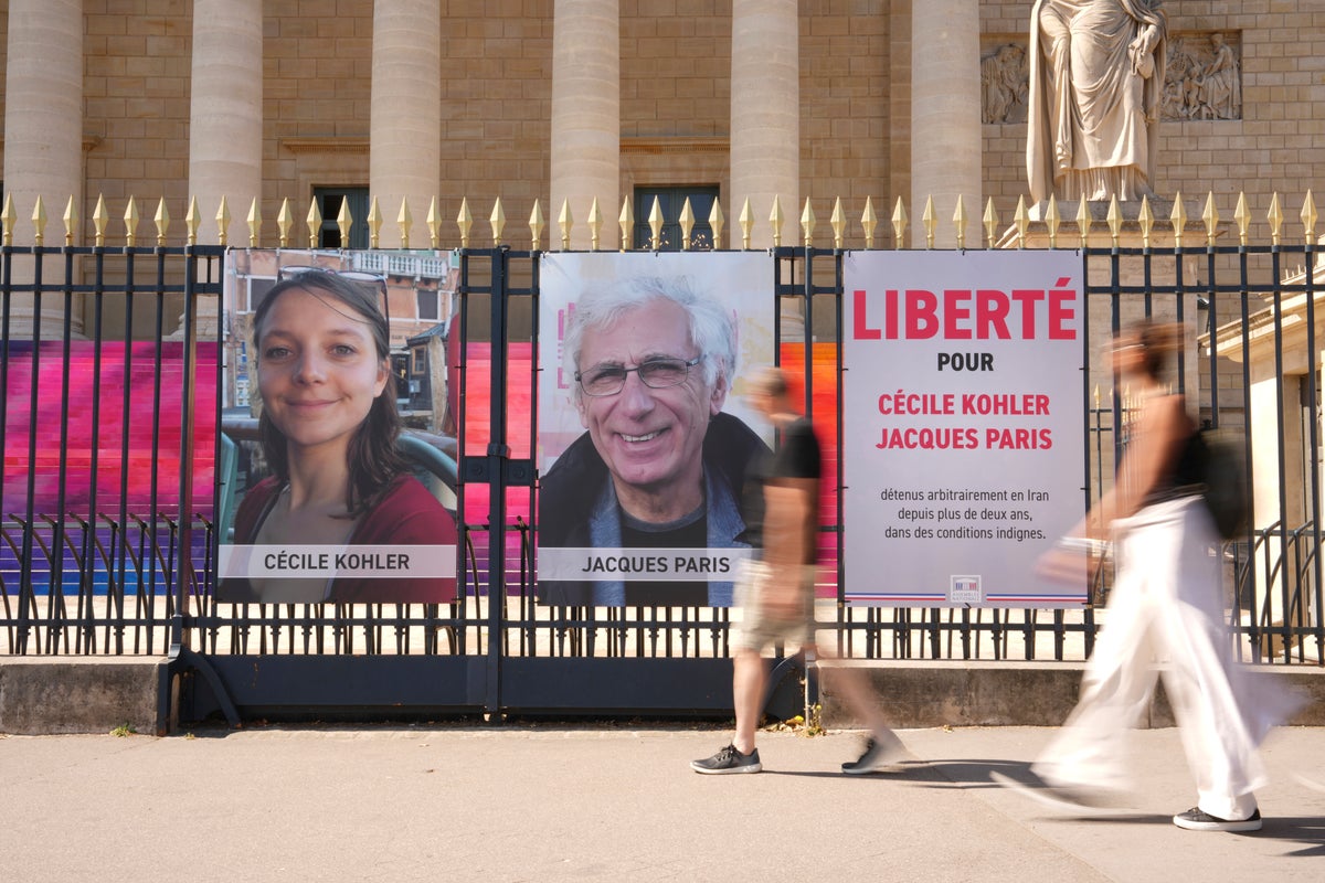 French foreign minister denounces spy charges against couple imprisoned in Iran