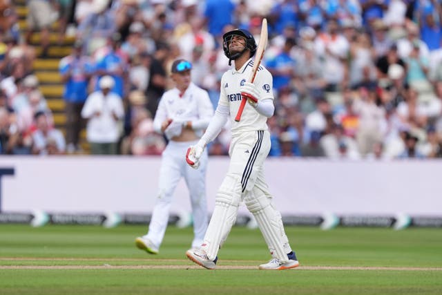 India captain Shubman Gill passed 150 to dominate the second Test against England (Martin Rickett/PA)
