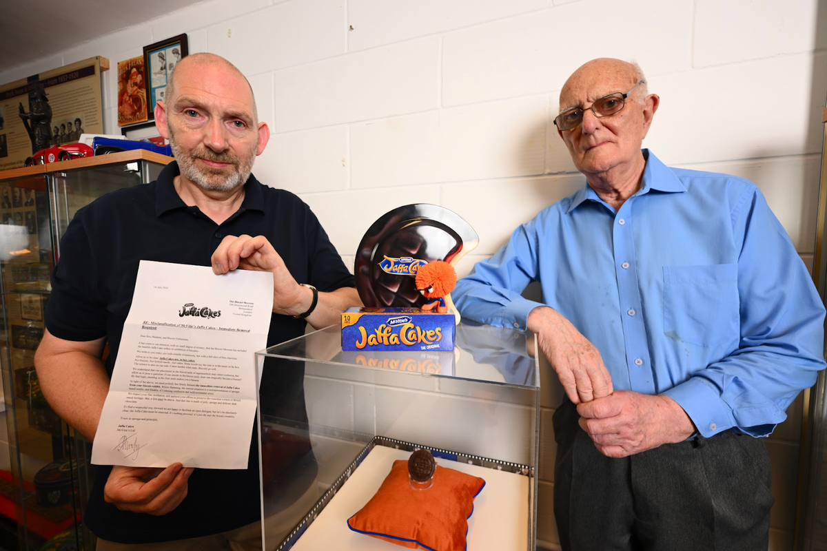 McVitie’s issues biscuit museum with warning over long-running Jaffa Cake debate