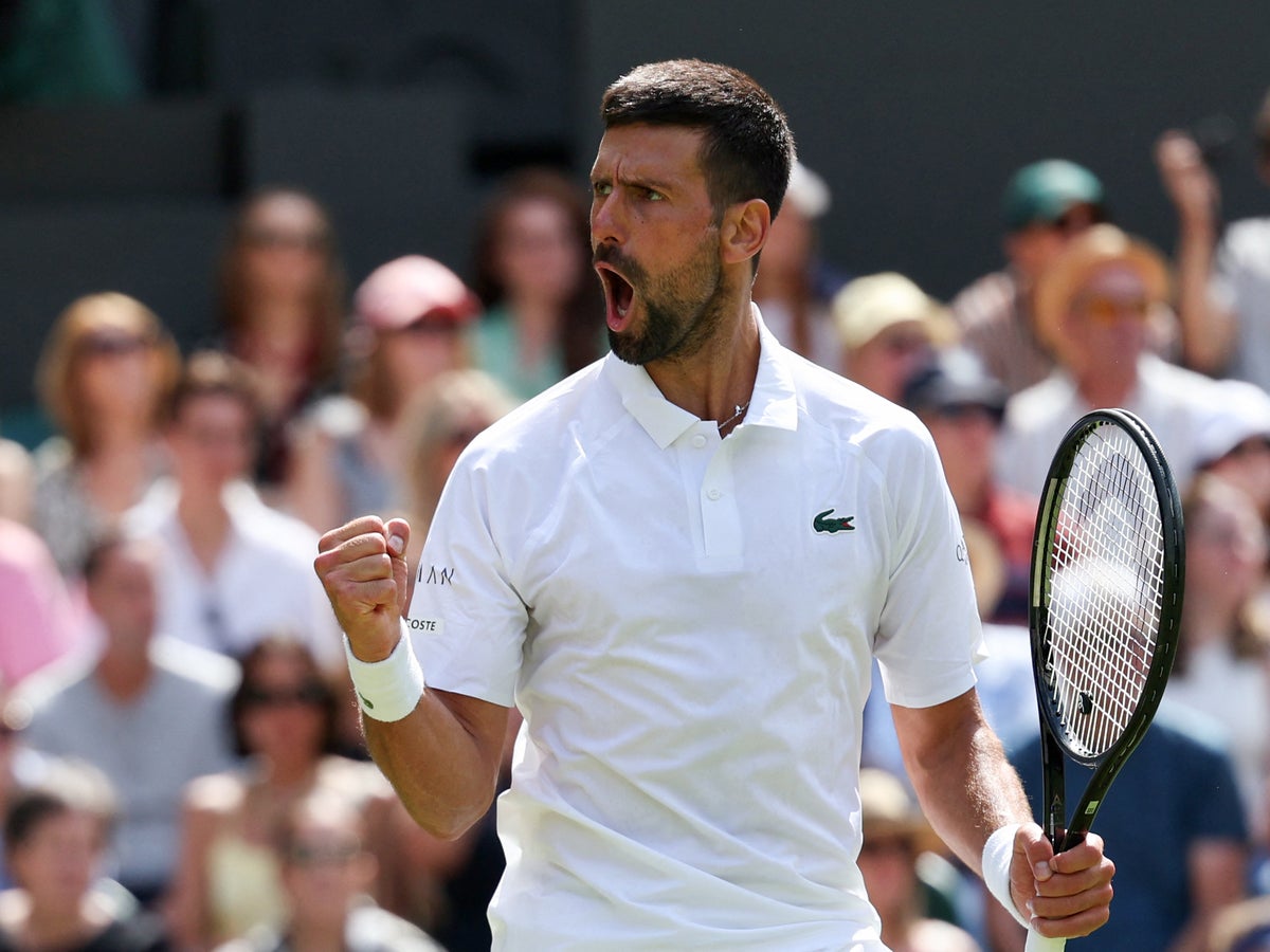 No 'miracle pills' required as flawless Novak Djokovic lays down Wimbledon title marker with win over Dan Evans | The Independent