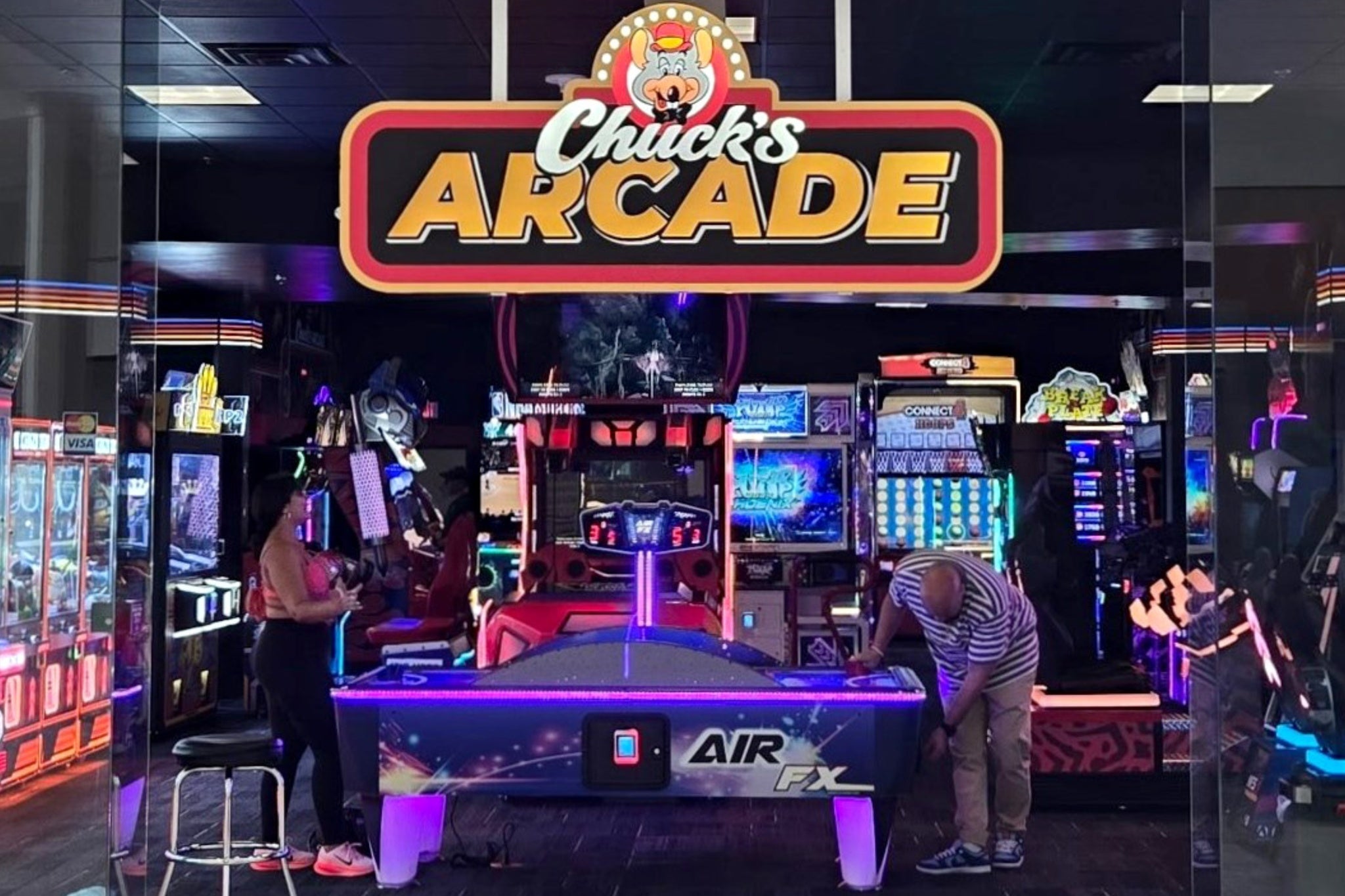 Chuck’s Arcade has opened in different malls across the country