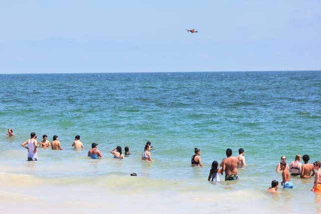 <p>New York is stepping up its drone surveillance this Fourth of July weekend in the hopes of preventing another nasty encounter with a shark. One woman has already been bitten this summer</p>
