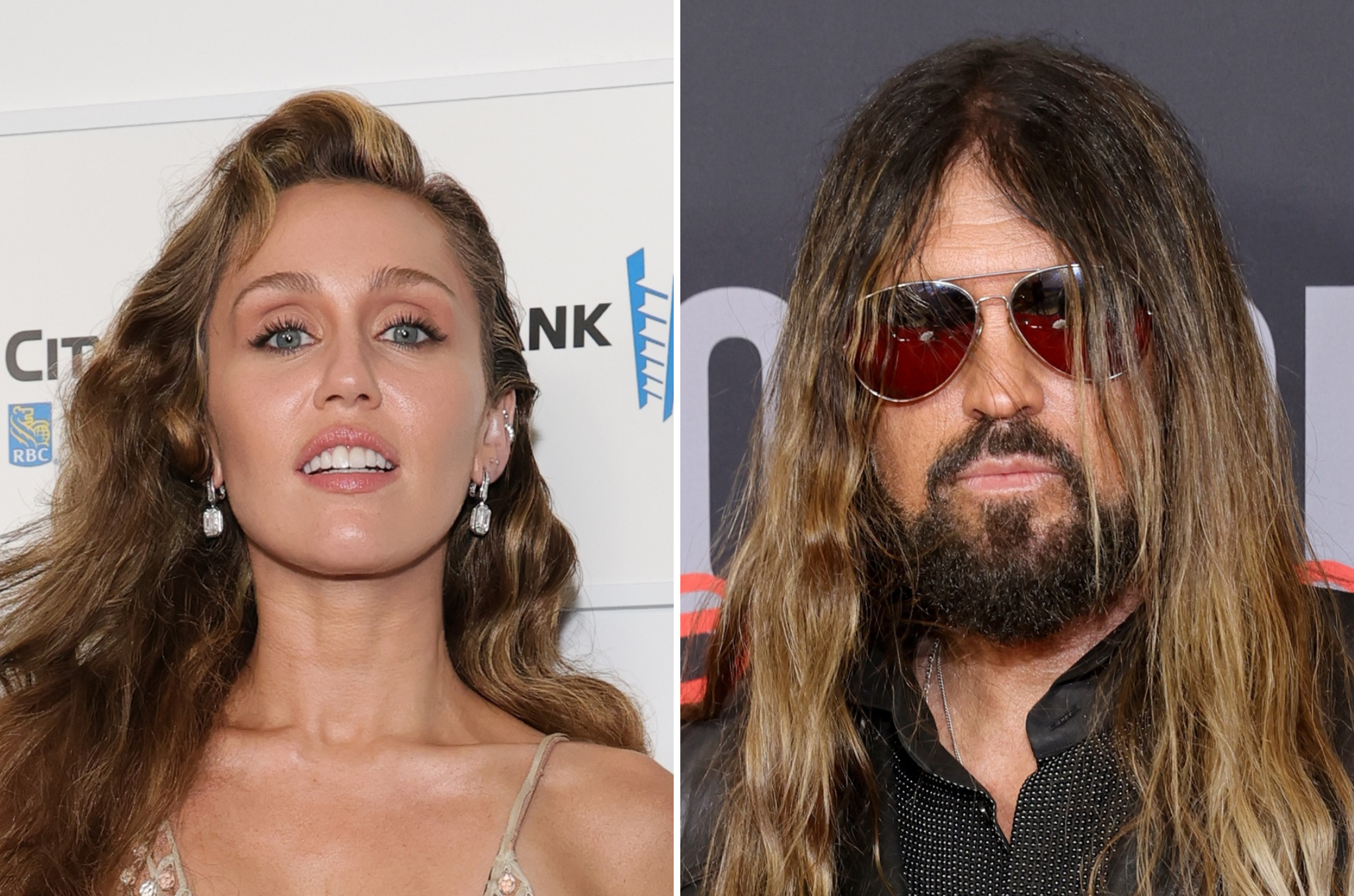 Miley Cyrus (left) and her father, Billy Ray (right), have had a tumultuous relationship over the years