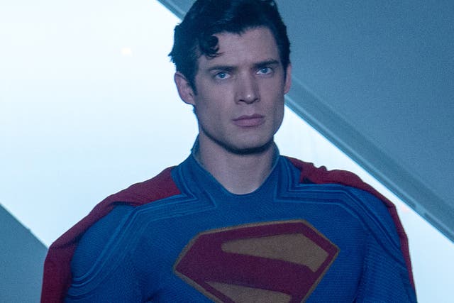 <p>David Corenswet in James Gunn’s ‘Superman’</p>