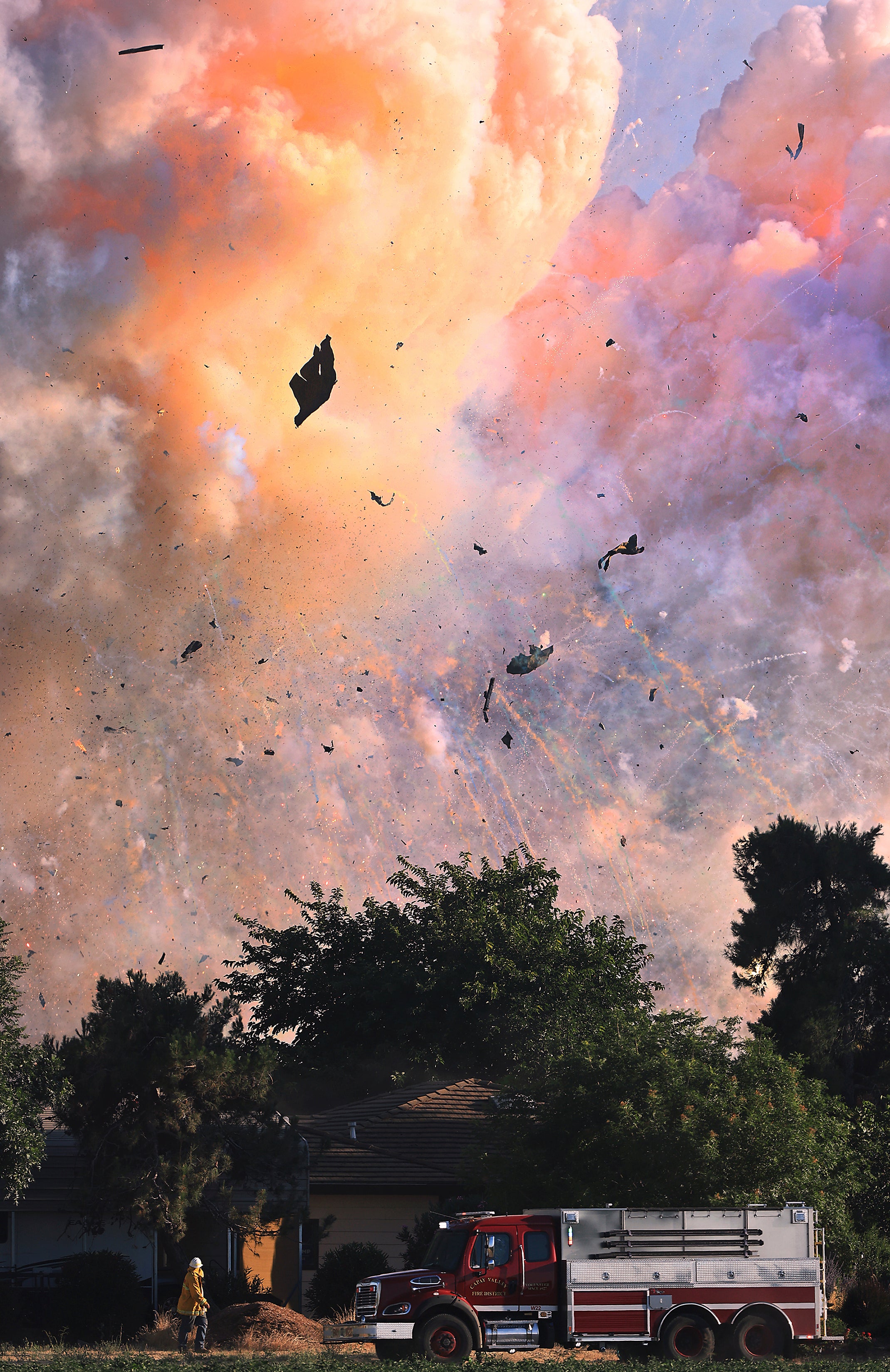 Fireworks Warehouse Explosion