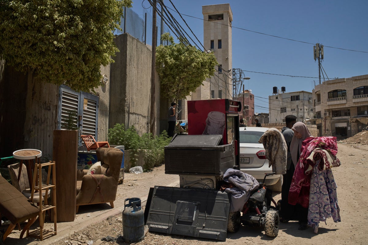 Hundreds of Palestinian families flee West Bank camp ahead of Israeli demolition orders
