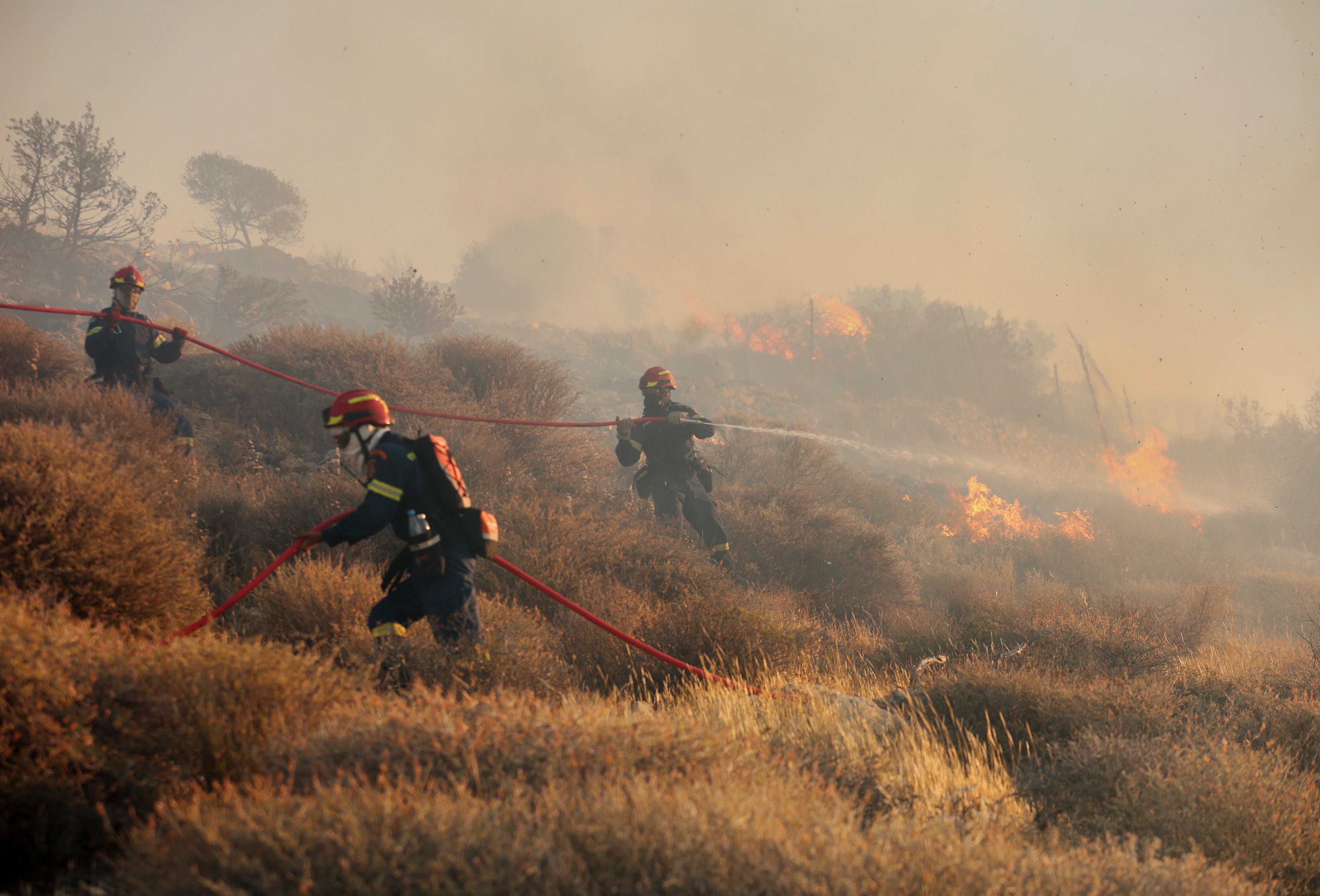 Greece Crete Wildfires