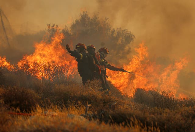Greece Crete Wildfires