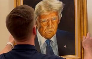 New Trump portrait goes on display after ‘the worst’ version removed