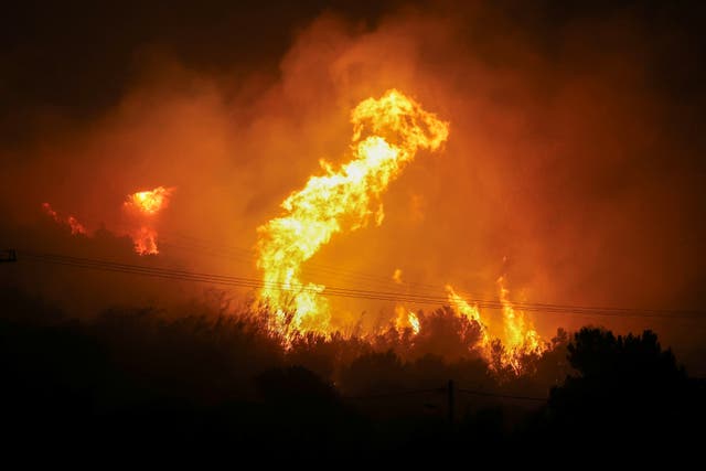 <p>The fire broke out on Wednesday afternoon</p>