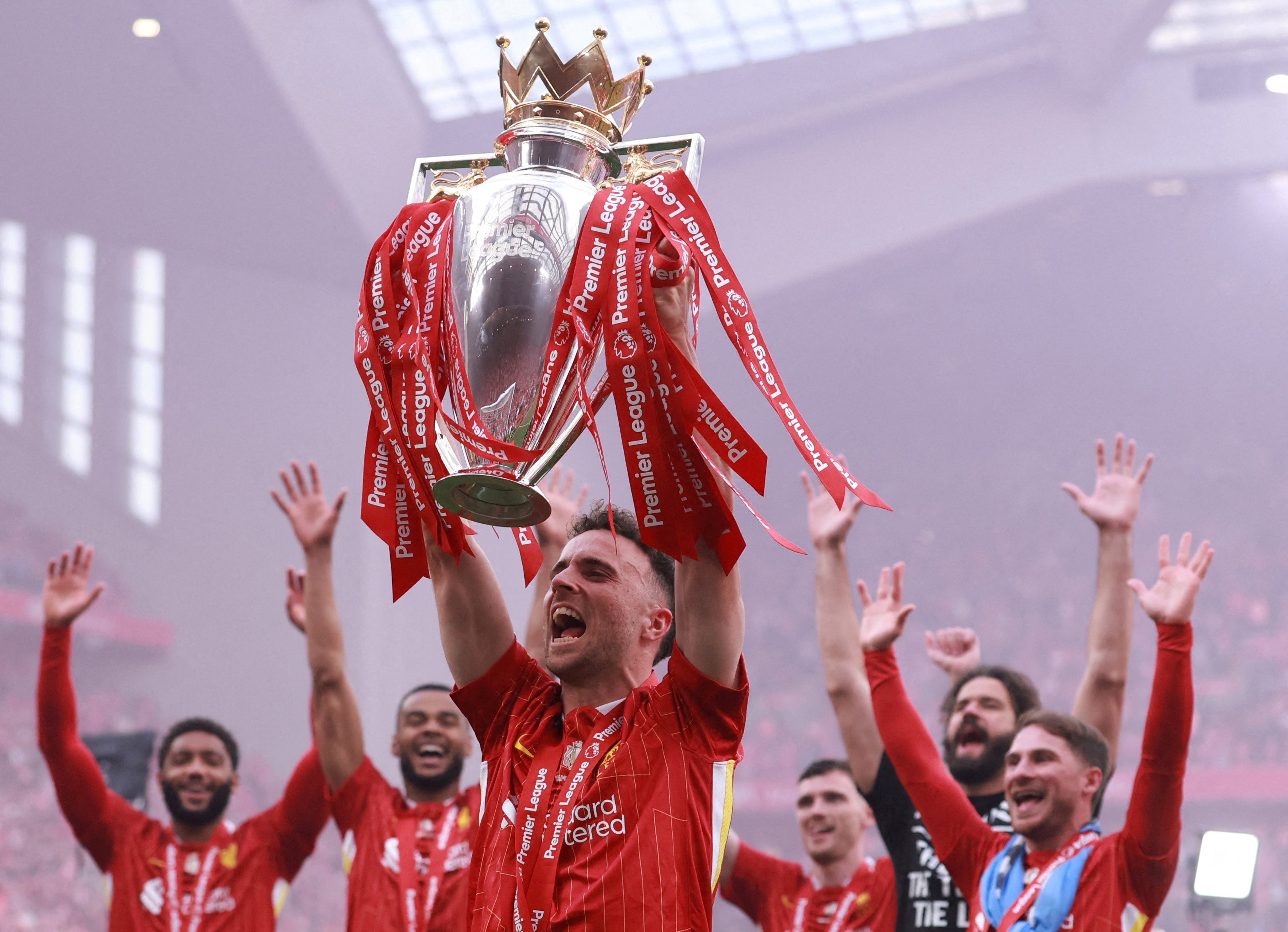 Jota won the premiere of the league in Liverpool just a few months ago