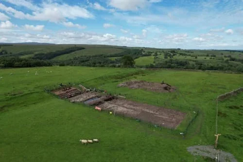 Archaeologist Rachel Frame said the leather shoes had all been found in a defensive ditch