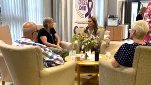 Princess of Wales shares touching moment with cancer patients