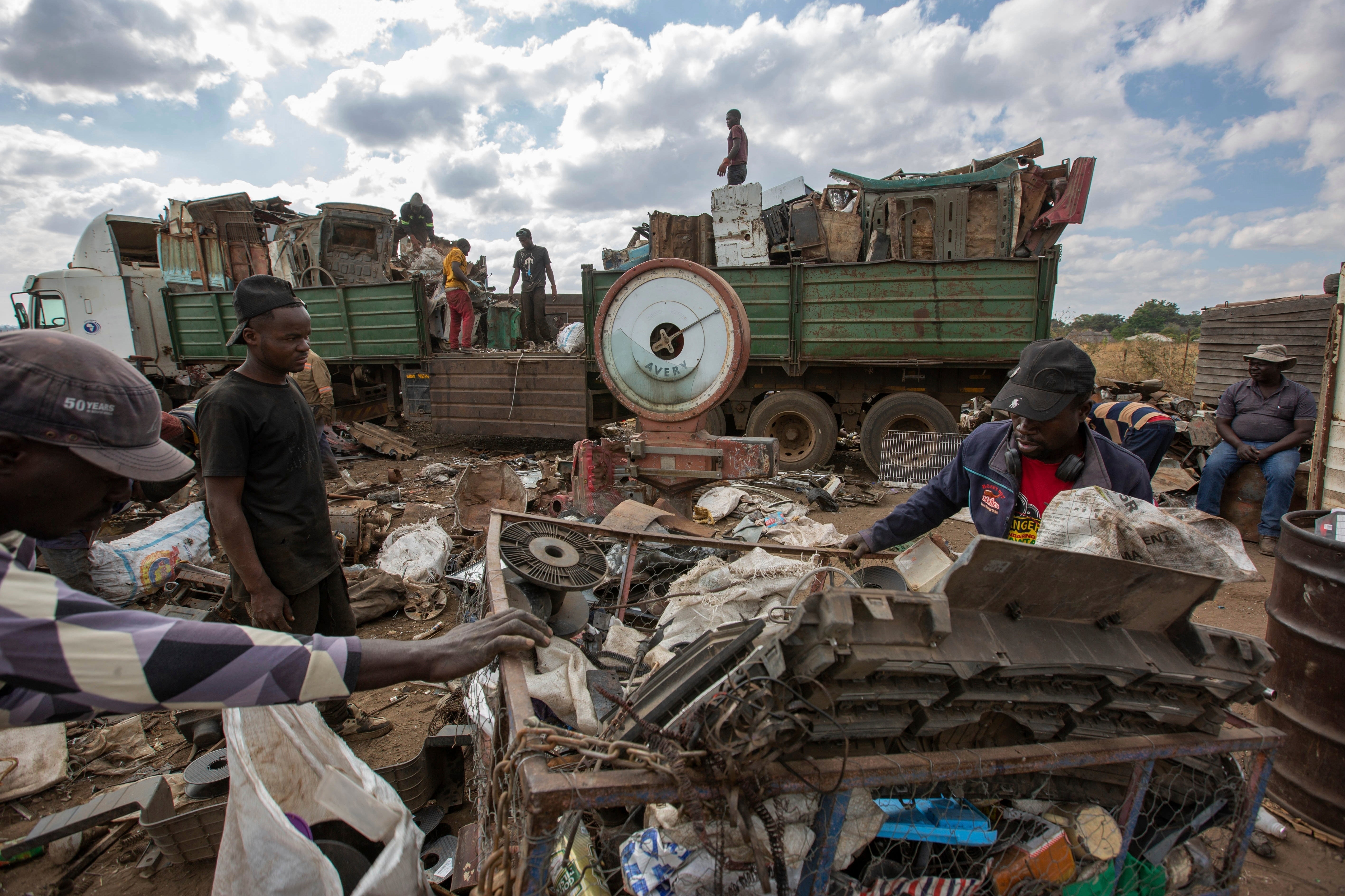 Zimbabwe Scrap Metal Hunters