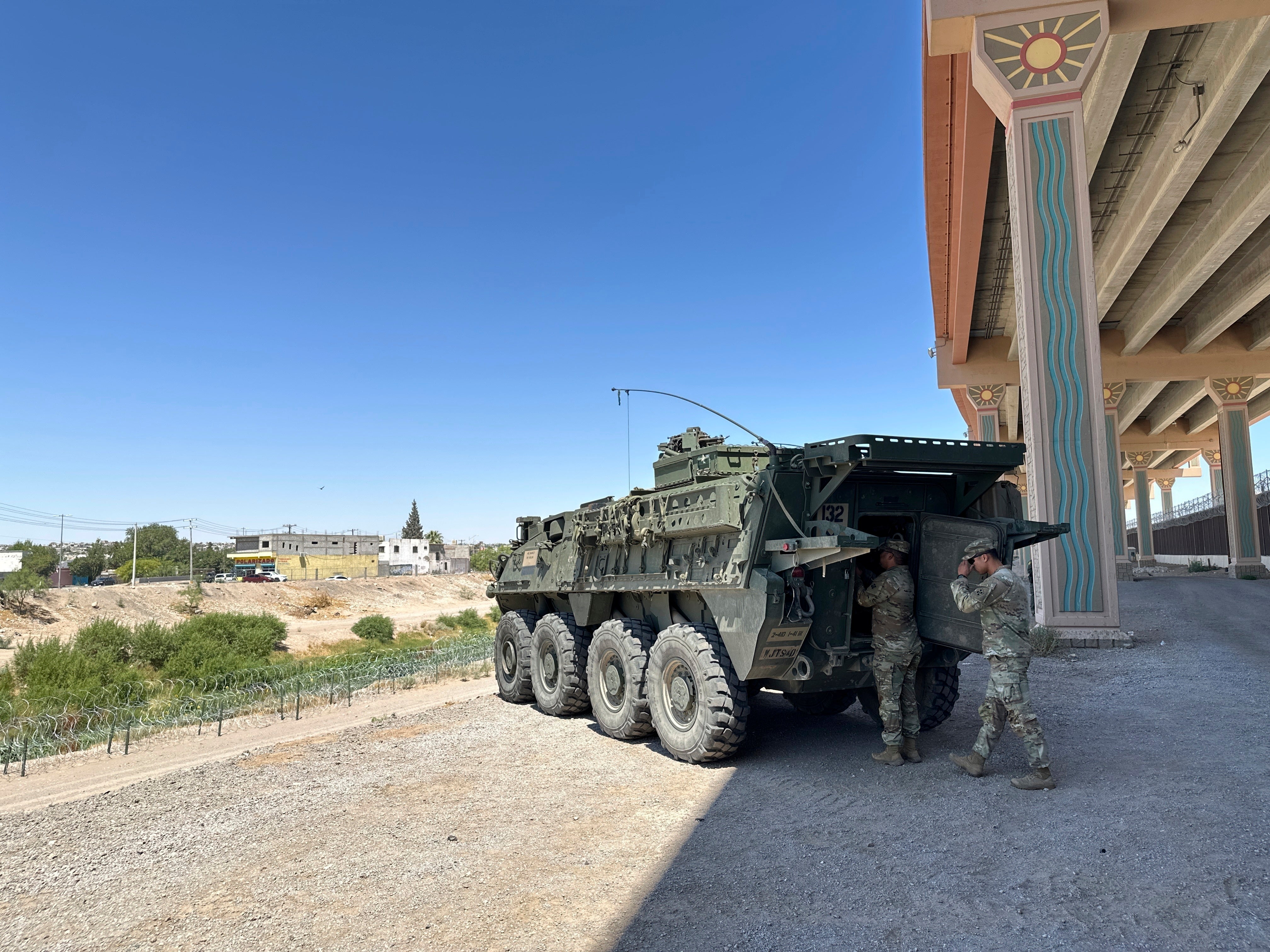 INMIGRACIÓN-FRONTERA MILITARIZADA