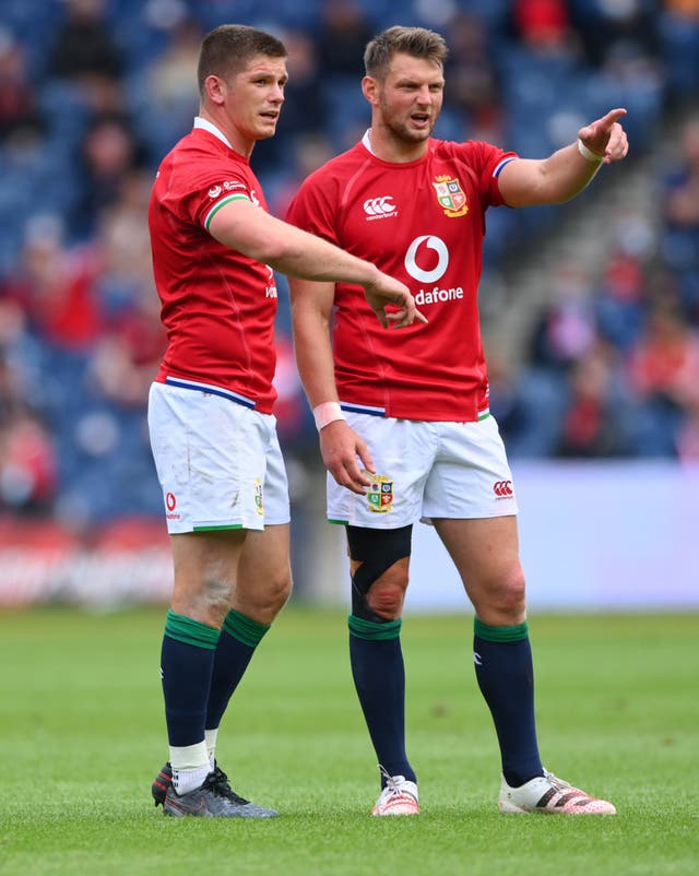 <p>Owen Farrell (left) and Dan Biggar toured together with the Lions in 2017 and 2021</p>