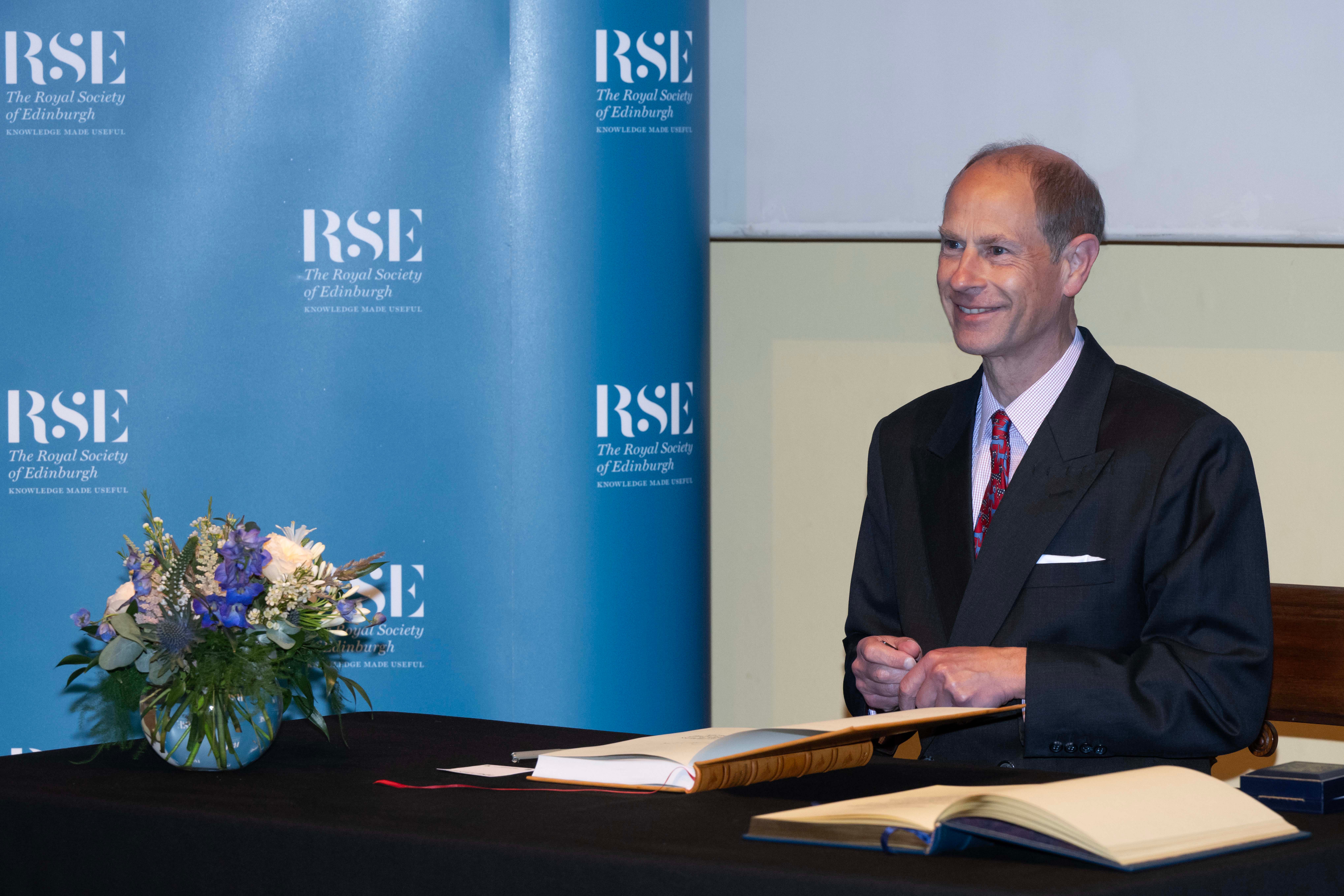 The Duke has been inducted into the RSE (Neil Hanna/PA)