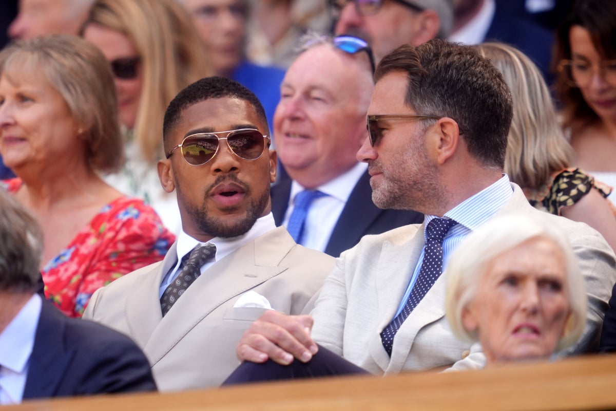 Eddie Hearn reveals odds of Anthony Joshua vs Jake Paul happening after ‘hour meeting’