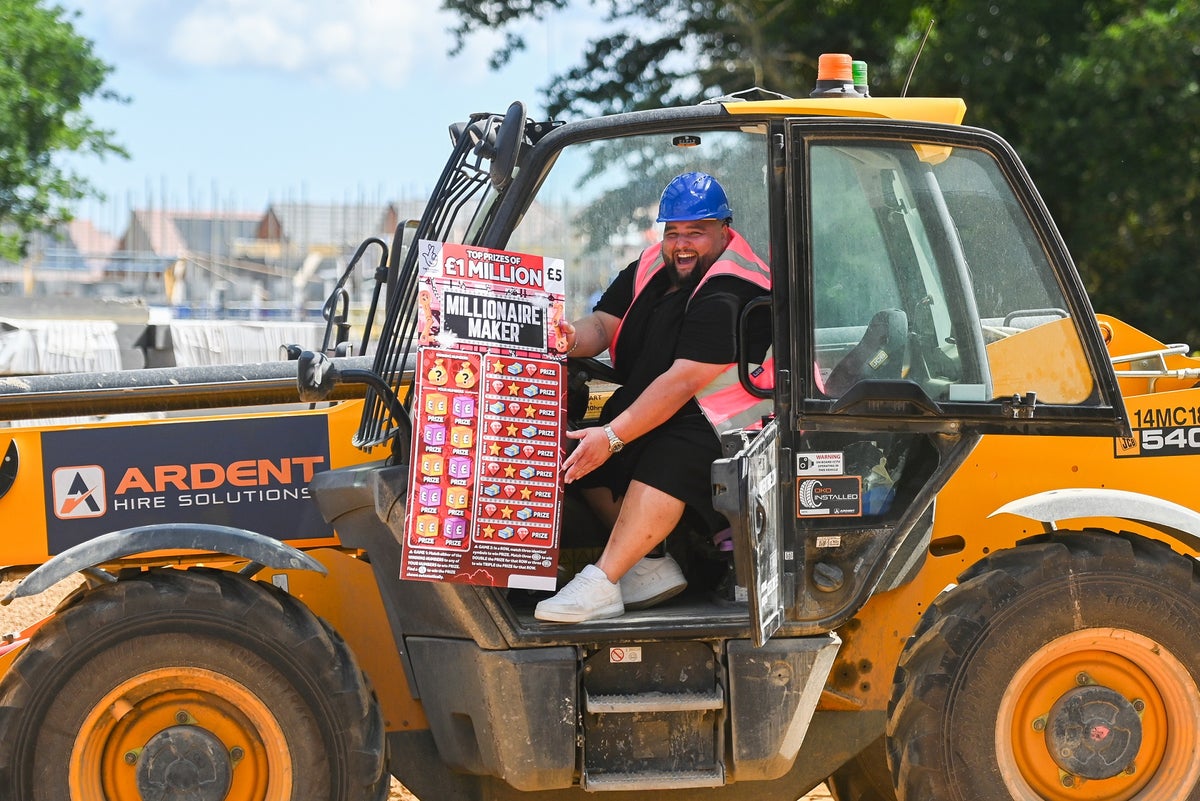Builder swaps forklift for Range Rover after £1m scratchcard win