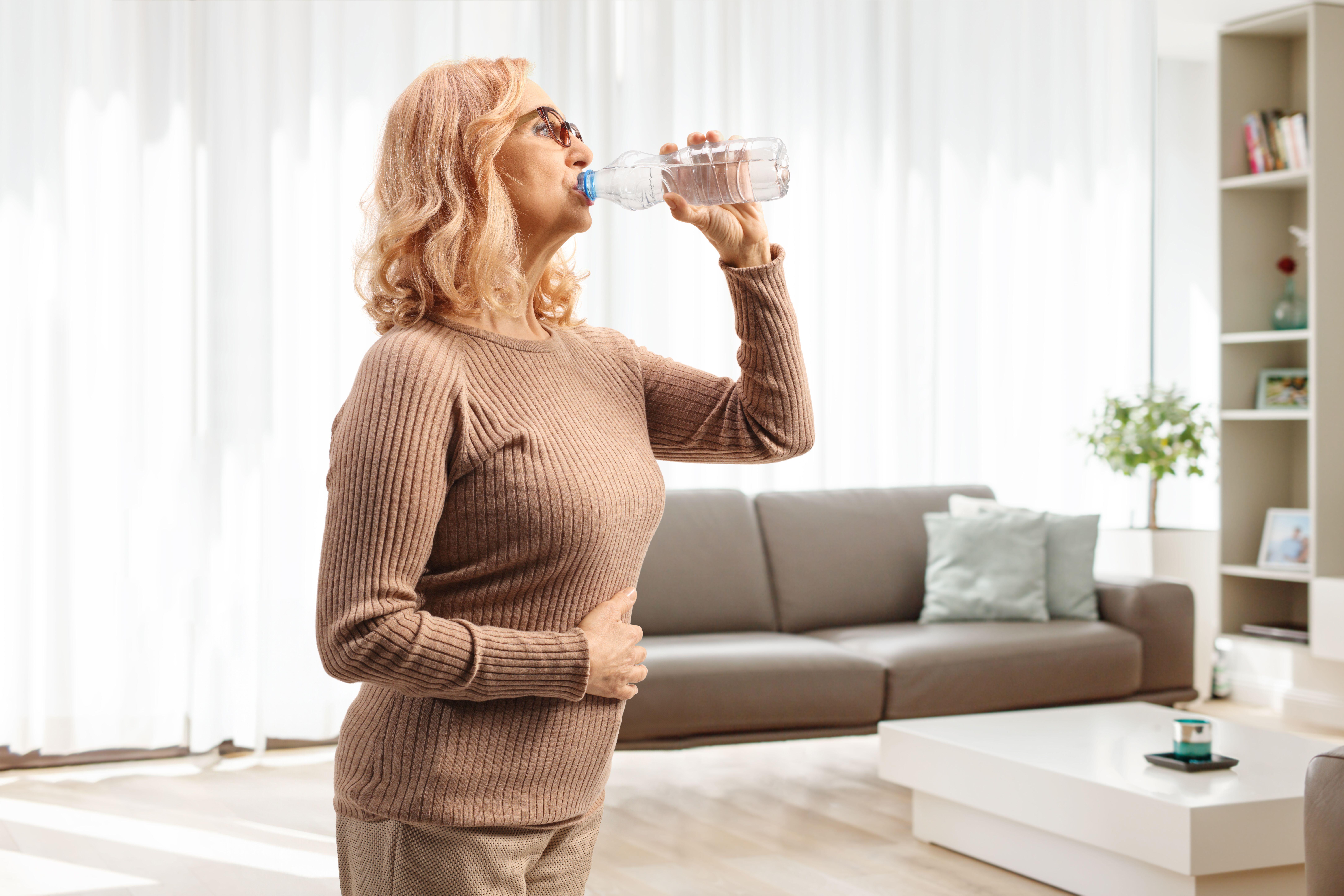 Taking lots of water on is key