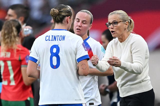 <p>Sarina Wiegman has worked on making England unpredictable ahead of Euro 2025</p>