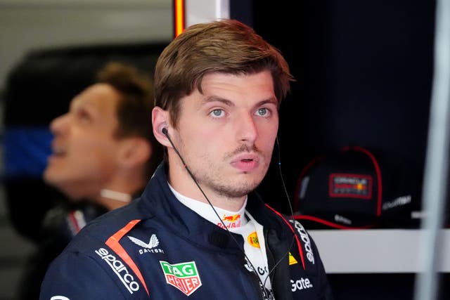 Red Bull driver Max Verstappen has a contract with Red Bull until 2028 (David Davies/PA)