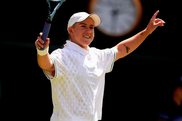 <p>Sonay Kartal is through to the fourth round of a grand slam for the first time (Andrew Matthews/PA)</p>