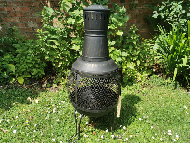 Dunelm steel chiminea