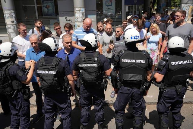 Serbia Protest