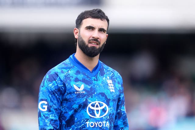 Saqib Mahmood was part of a star-studded Lancashire line-up at Northamptonshire (Adam Davy/PA)