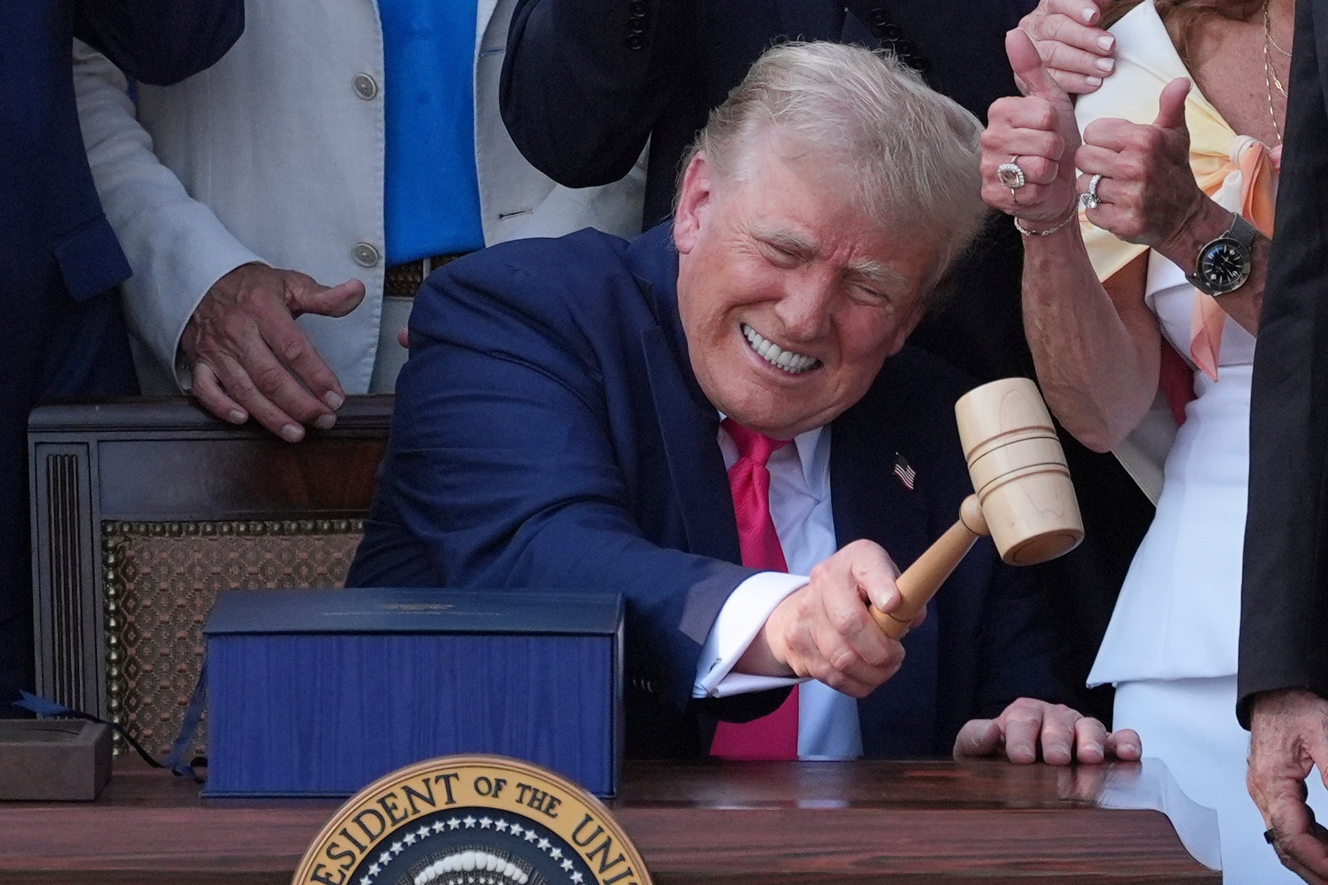 Donald Trump has piled pressure on the EU