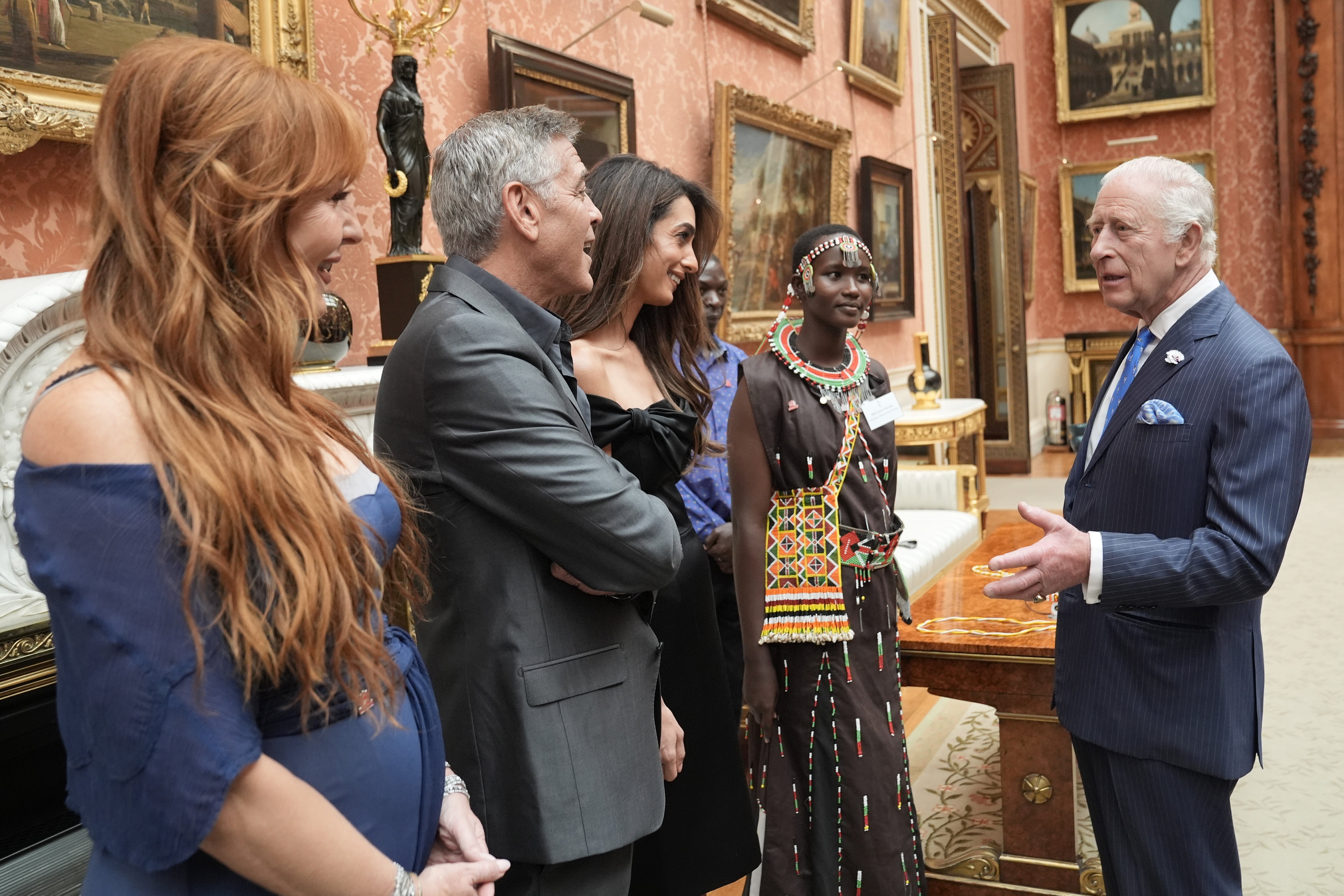 Amal also spoke at length about the philanthropic work she does with the Buckingham Palace for the The King’s Trust