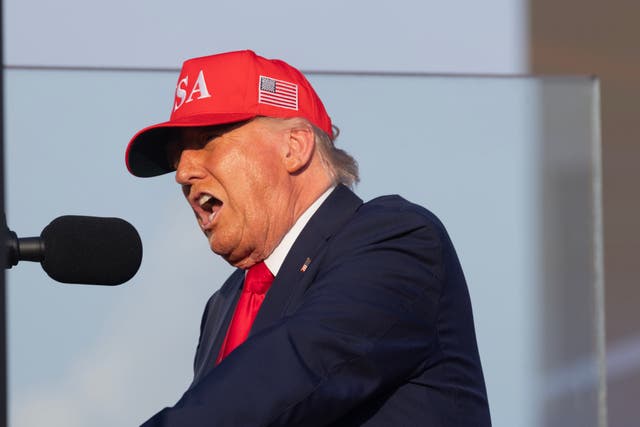 <p>President Donald Trump revealed his pet name for his wife, Melania during a speech in Iowa. </p>