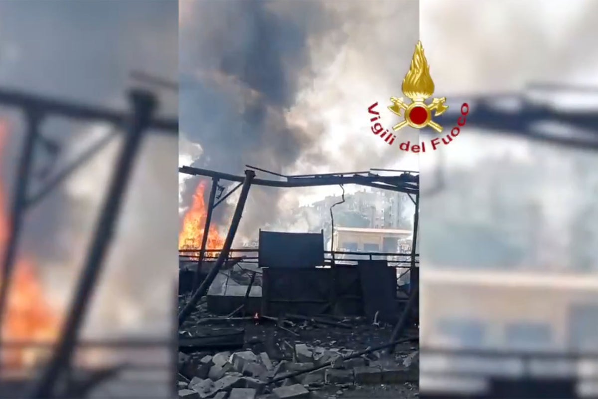 Huge explosion in centre of Rome injures multiple people as locals flee for safety