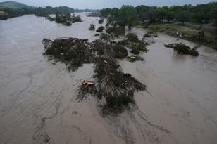 Scope of deadly Texas flooding captured in footage shot from bridge