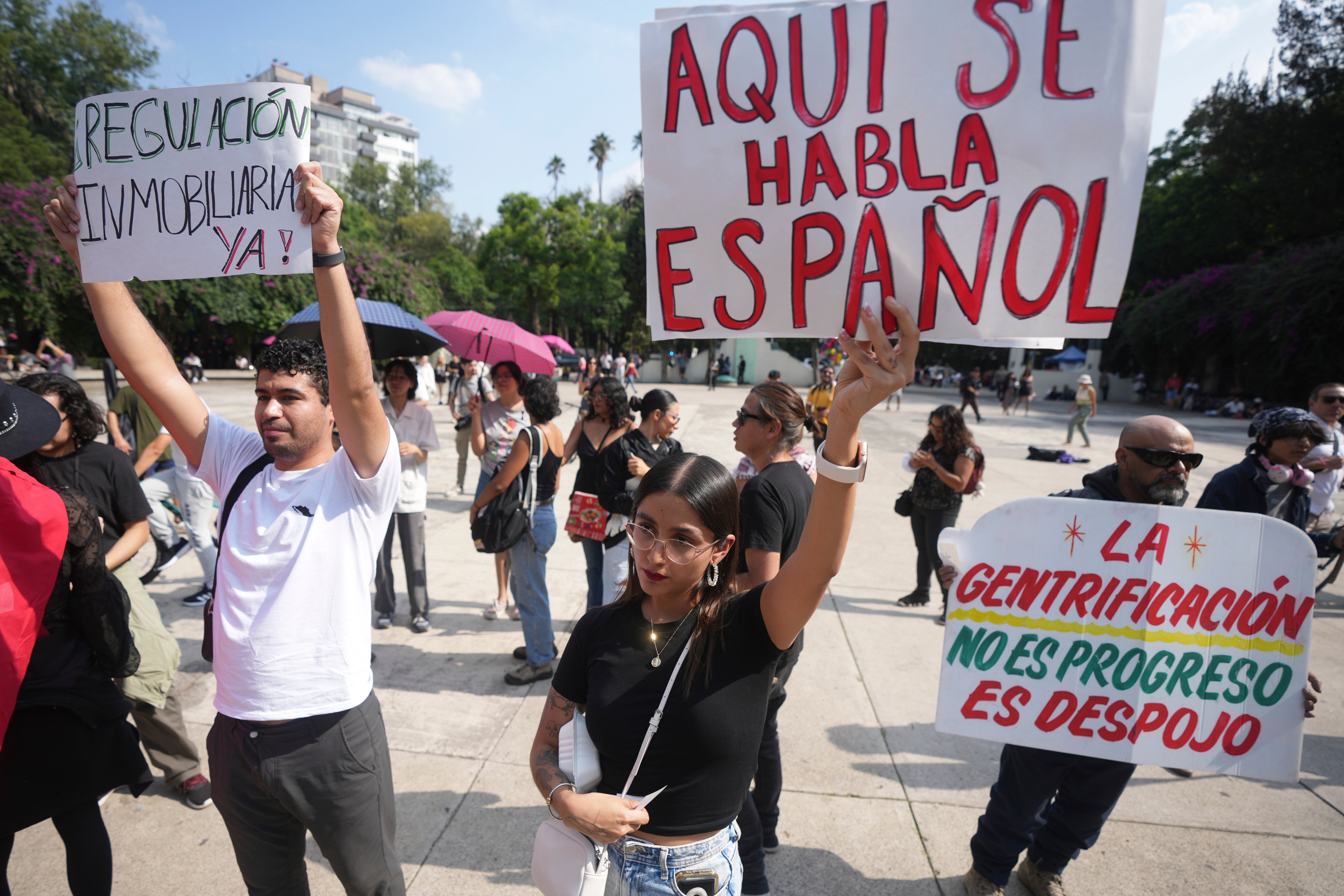 MÉXICO-GENTRIFICACIÓN-PROTESTAS